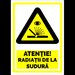 Indicator de securitate atentie radiatii de la sudura